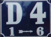 Stra�enschild in Mannheim.